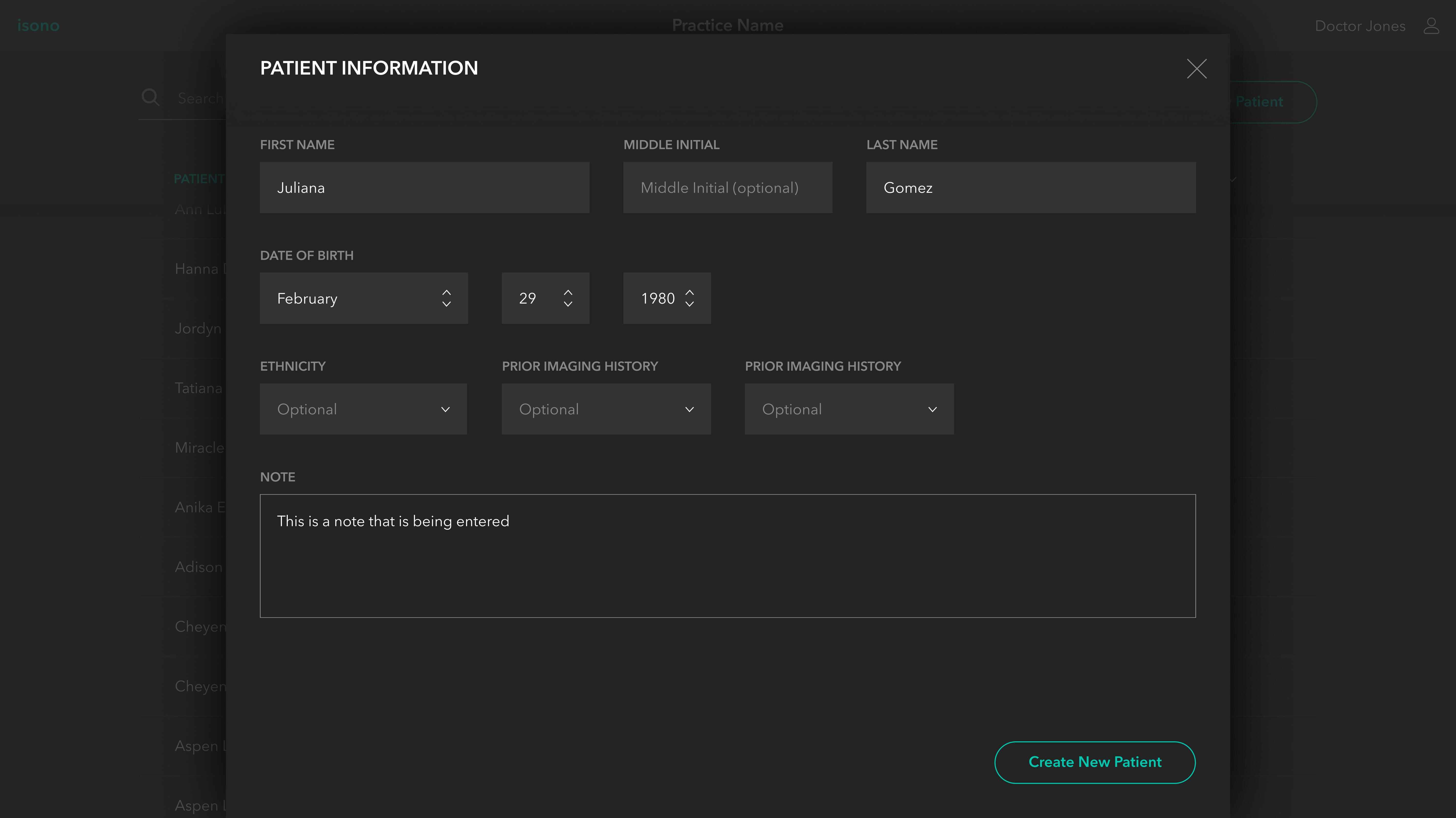 iSono Health — Touchless Breast Cancer Screening UI screen 3